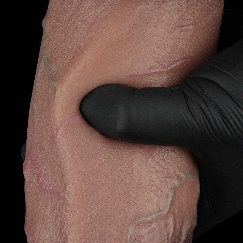 9.5&quot;&quot;&quot;&quot; Dual Layered silicone cock  XXL