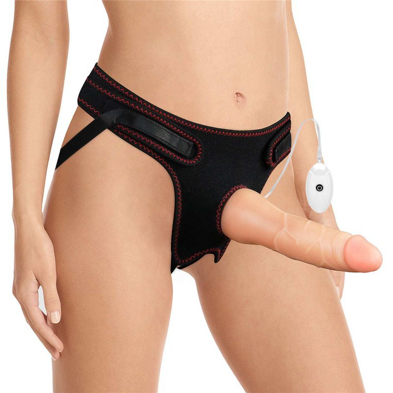 Vibrating easy strapon set 7.5''