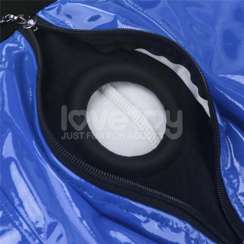 Bokserki strapon weetlook Chic Strap-On (36 - 39 inch waist) niebieskie