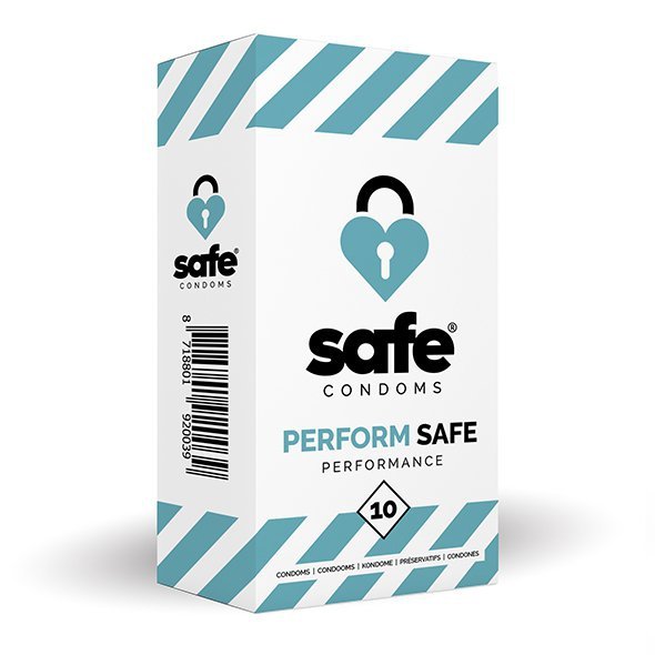 Prezerwatywy opóźniające wytrysk Safe 10 sztuk