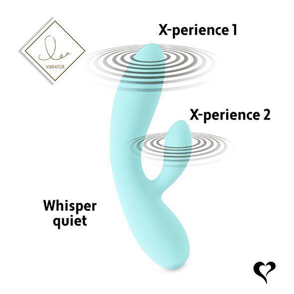 Wibrator króliczek FeelzToys Lea Rabbit niebieski