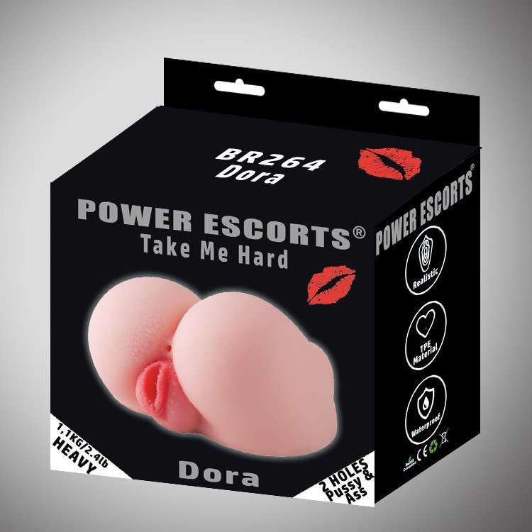 Masturbator Take Me Hard Dora-pussy &amp; ass masturbator 1,1kg flesh