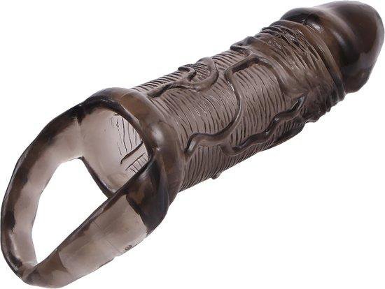Nakładka przedłużka penisa z pierścieniem 11,5 cm