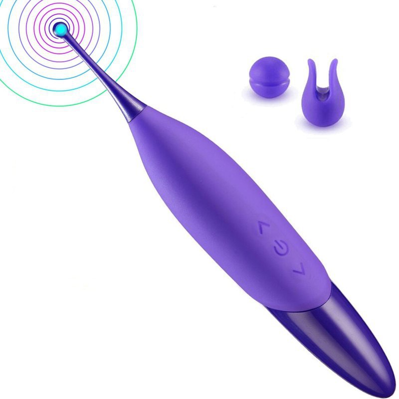 Luxury play high frequency tickler clitoris and g spot vibrator – rechargeable