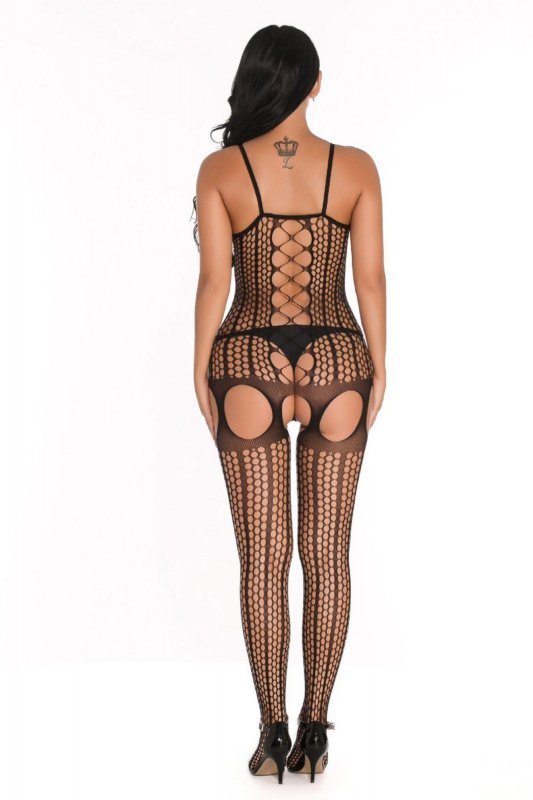 Uwodzicielski bodystocking seksowny kombinezon one size