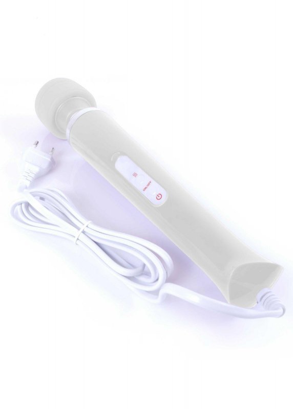 Stymulator magic massager wand cable 110-240v white 10 function