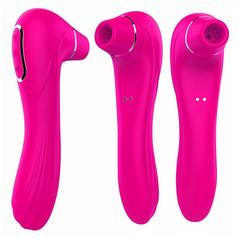Stymulator electric sucking massager 1.0 usb pink 10 sucking / 10 vibration
