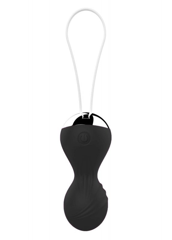 Kulki vibrating silicone kegel balls usb 10 function / remote control -black
