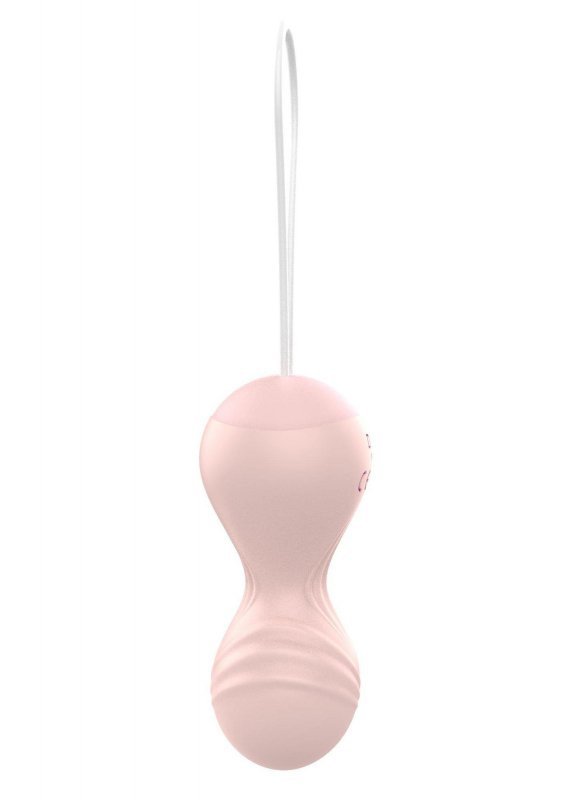 Kulki vibrating silicone kegel balls usb 10 function / remote control -flesh