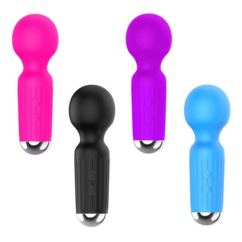 Mini masażer erotyczny różdżka wand stymulator łechtaczki niebieski