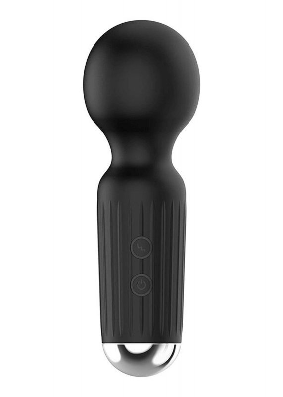 Mini masażer erotyczny różdżka wand stymulator łechtaczki czarny