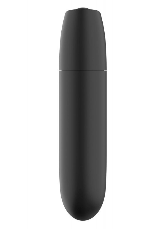 Mocny mini wibrator 20 trybów wibracji czarny połysk