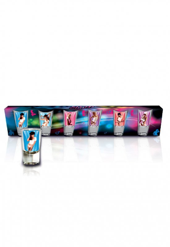 Zestaw 6 kieliszków 35ml Strip Club Kobiety