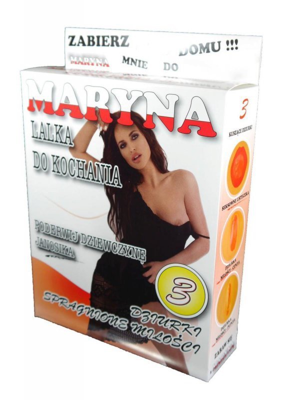 Nadmuchiwna lalka miłości Maryna trzy kurzące dziurki wieczór kawalerski