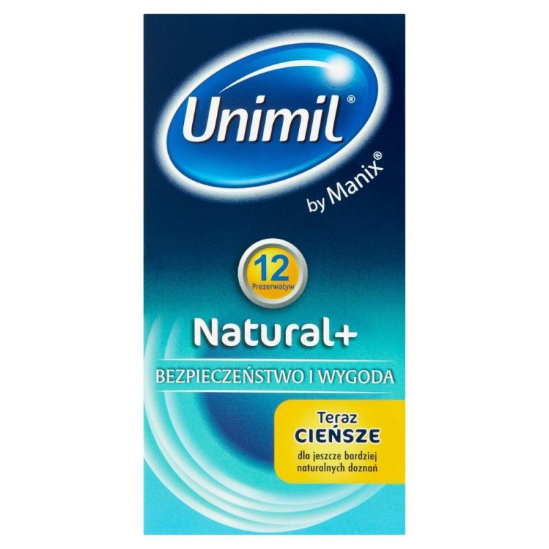 Prezerwatywy Unimil Natural+ 12 sztuk