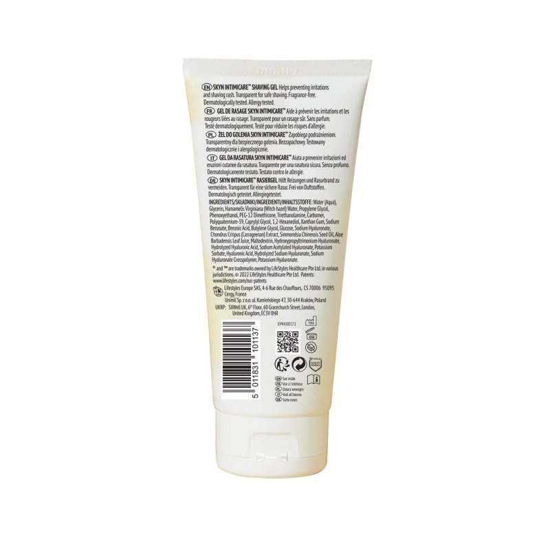 Skyn ntimicare shaving gel 150ml