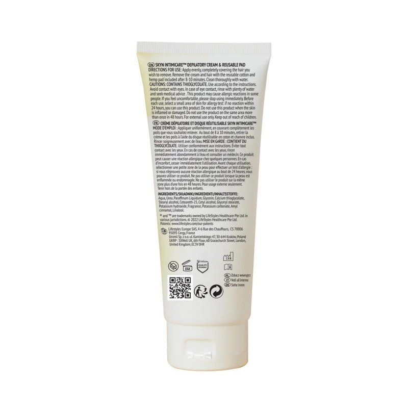 Skyn intimicare depilatory cream 150ml