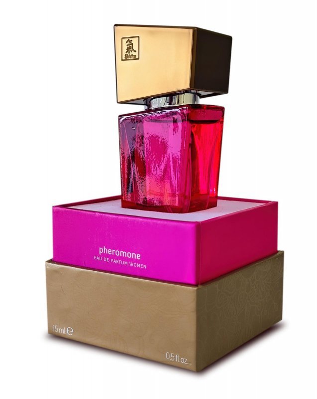 Perfumy z feromonami dla kobiet Shiatsu Pheromon Fragrance woman pink 15 ml