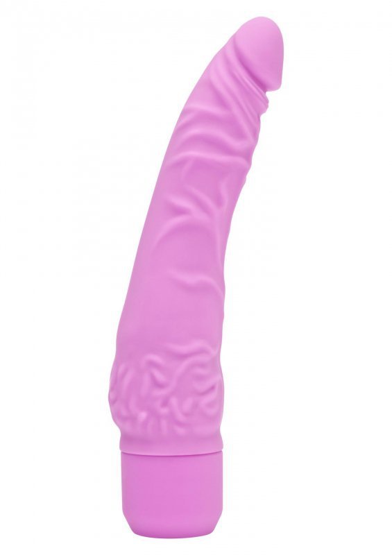 Zakrzywiony realistyczny wibrator różowy 21 cm