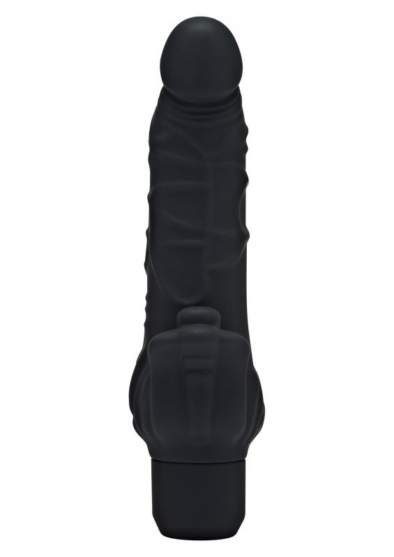 Realistyczny zakrzywiony wibrator stumulujący 22 cm