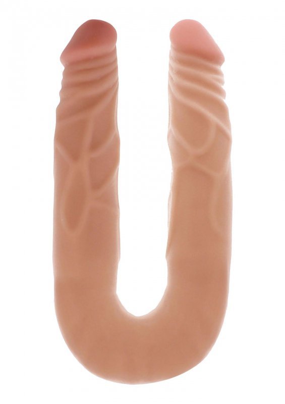 Dwustronne realistyczne dildo z żyłami 35 cm