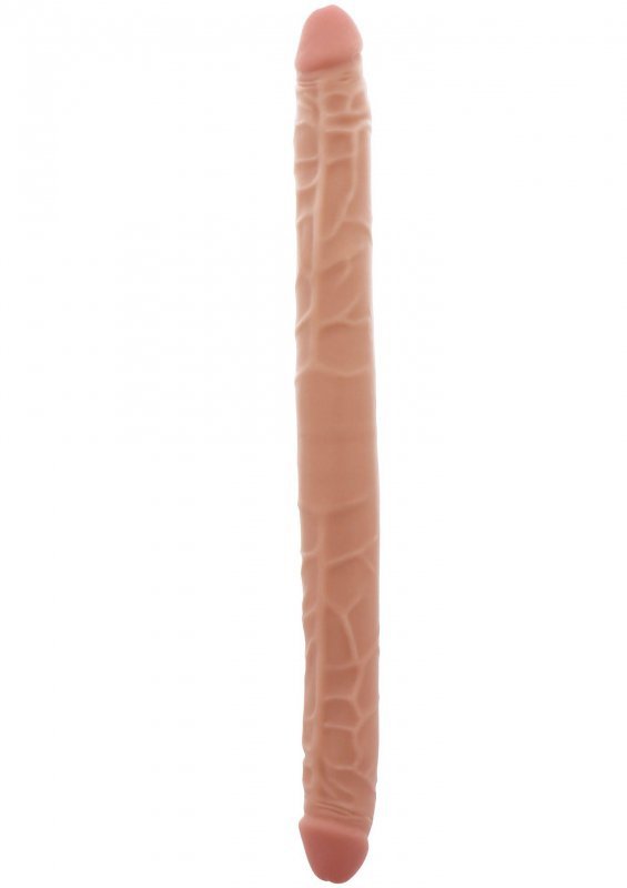 Dwustronne realistyczne dildo z żyłami 40 cm