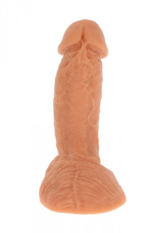 Realistyczne dildo wibrujące z jądrami 16,5 cm