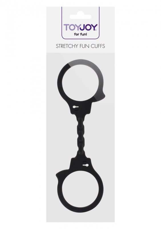 Kajdanki Stretchy Fun Cuffs czarne
