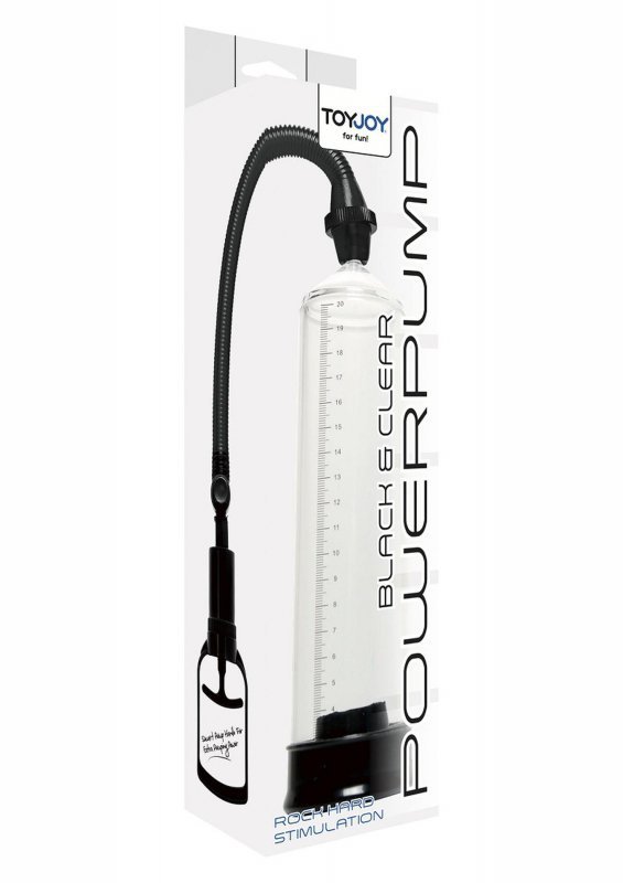 Pompka do penisa Power Pump Black-clear