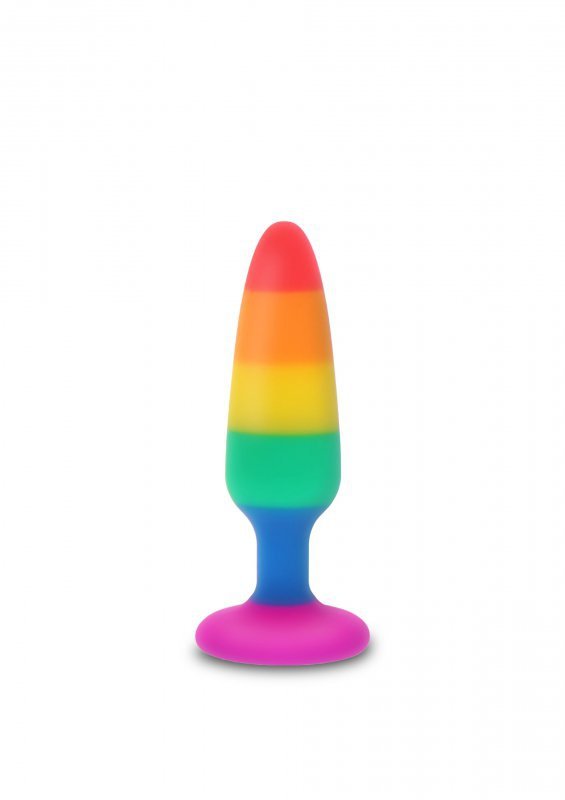 Kolorowy stożkowy korek analny wtyczka plug lgbt