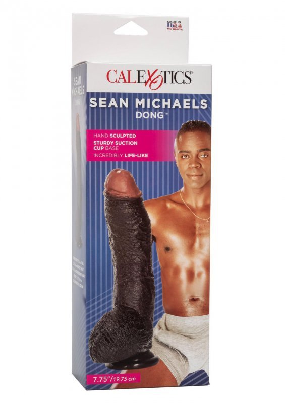 Afrykańskie dildo z przyssawką realistyczny penis 19 cm