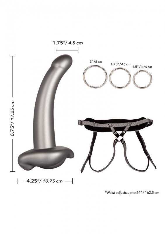 Regulowany strapon zakrzywione dildo stymulator punktu G dla lesbijek