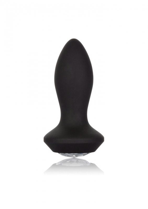 Ekskluzywy wibrujący korek analny z kryształem zatyczka plug penetrator