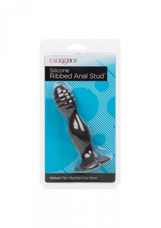 Ribbed anal stud
