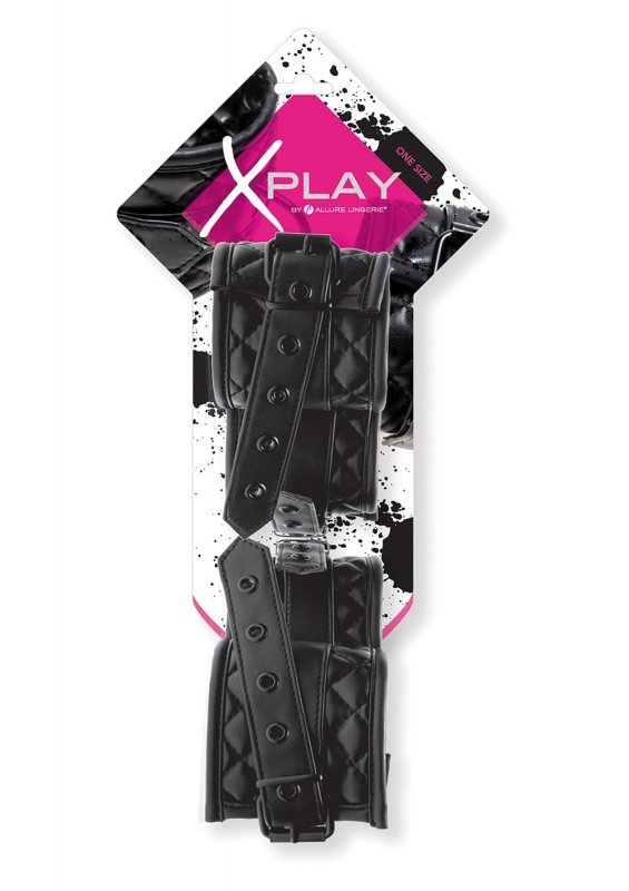 Kajdanki krzyżak ręce i nogi X-PLAY 