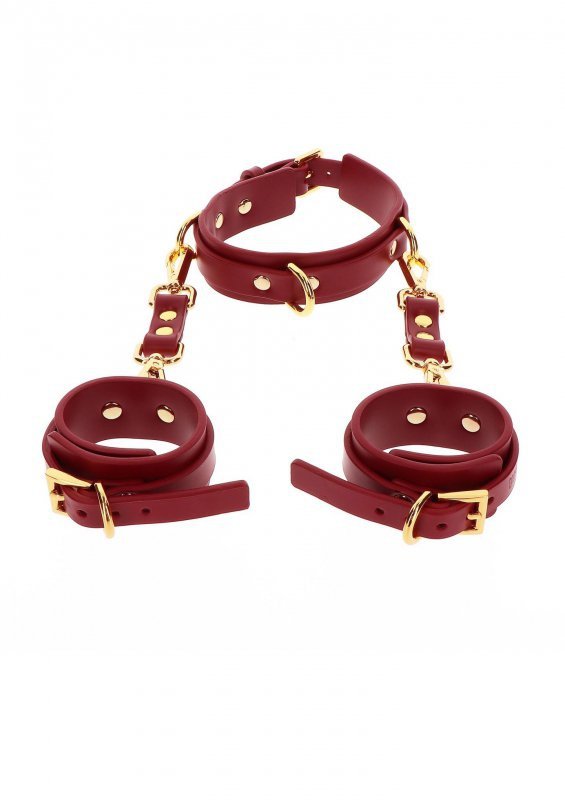 Kajdanki i obroża D-Ring Collar and Wrist Cuffs