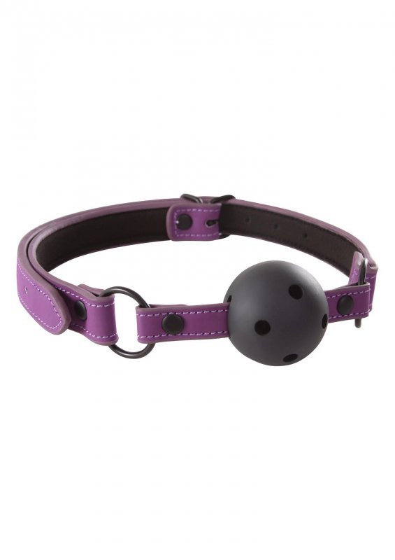 Fioletowy knebal do ust Lust Bondage Ball Gag 
