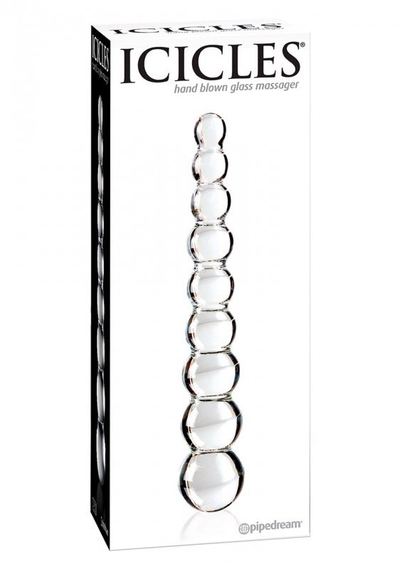 Szklane dildo kulkowe kulki analne 
