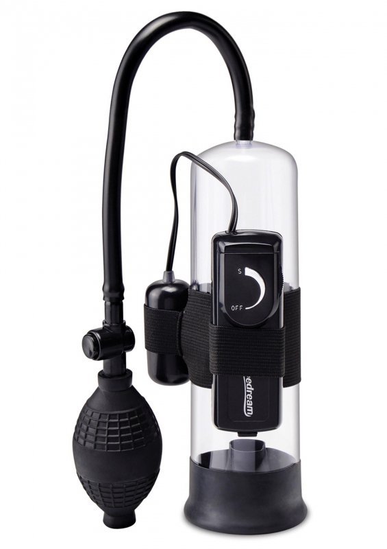 Pompka erekcyjna do penisa PW Beginners Vibrating z wibracją