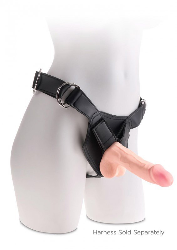 Dildo na przyssawce penis z jądrami mega orgazm 19 cm