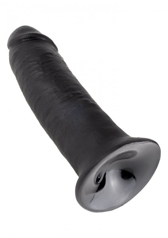 Czarne realistyczne dildo sztuczny penis na przyssawce 25,5 cm