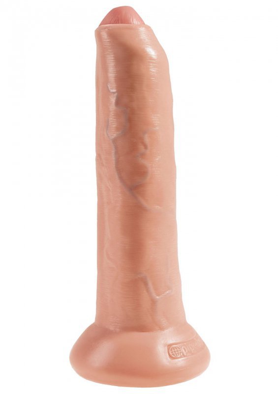 Realistyczne dildo z ruchomym napletkiem jak skóra penis 23 cm