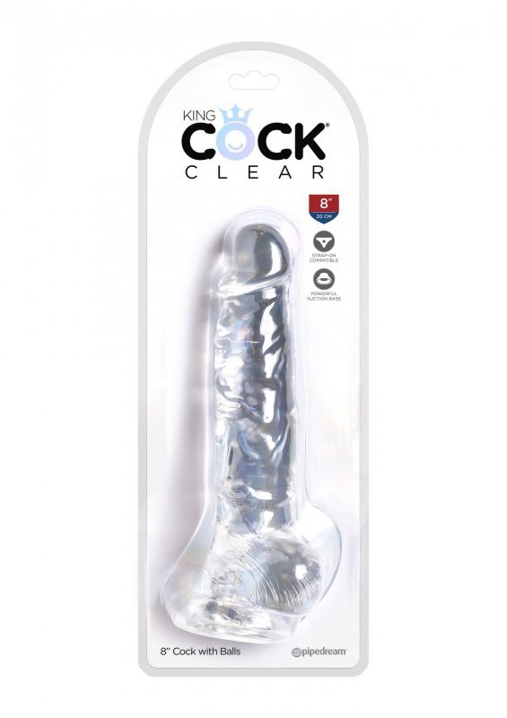King cock 8 inch cock w balls