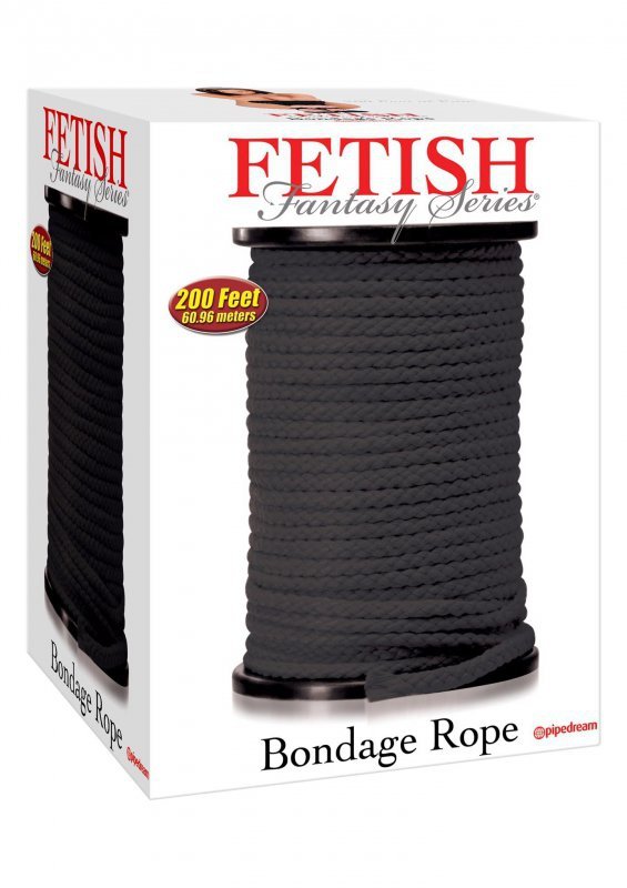 Lina do krępowania bdsm FF Bondage Rope Black 60 Meter