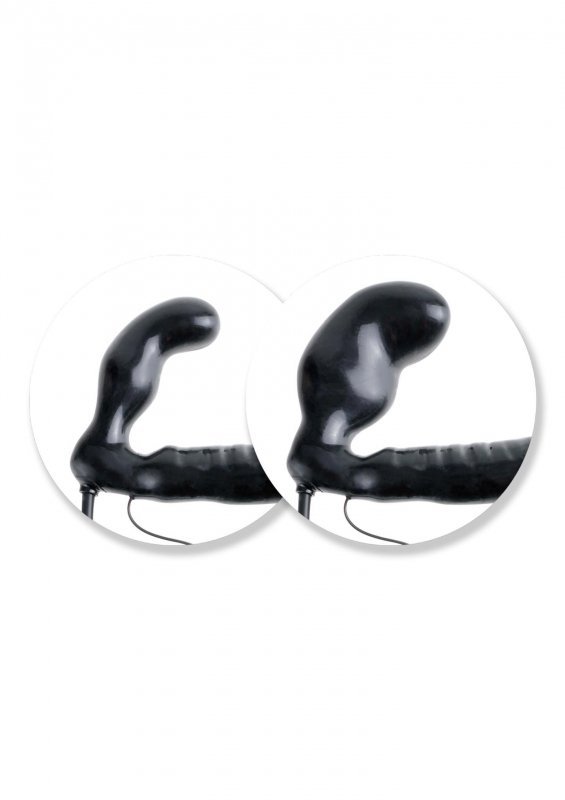 Proteza FF Infl vibr strapless strapon blck