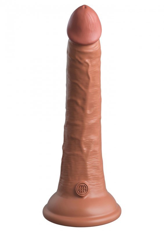 Wysokiej jakości dildo penis na przyssawce 17,8 cm
