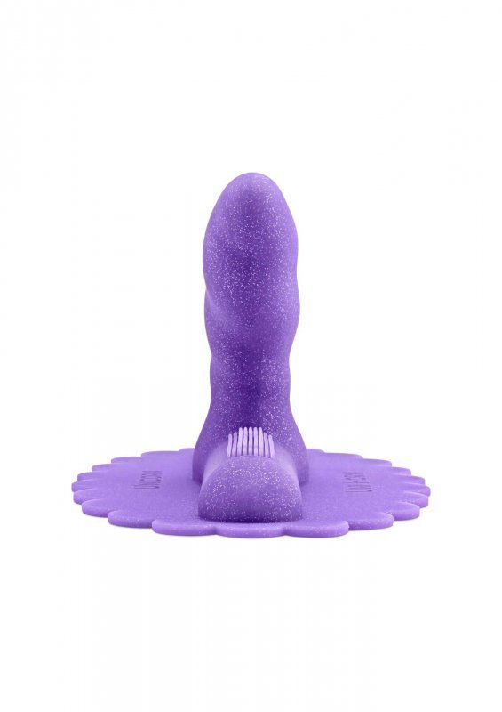 Nakładka na siedzisko erotyczne penis Cowgirl Unicorn Uni Horn fioletowe