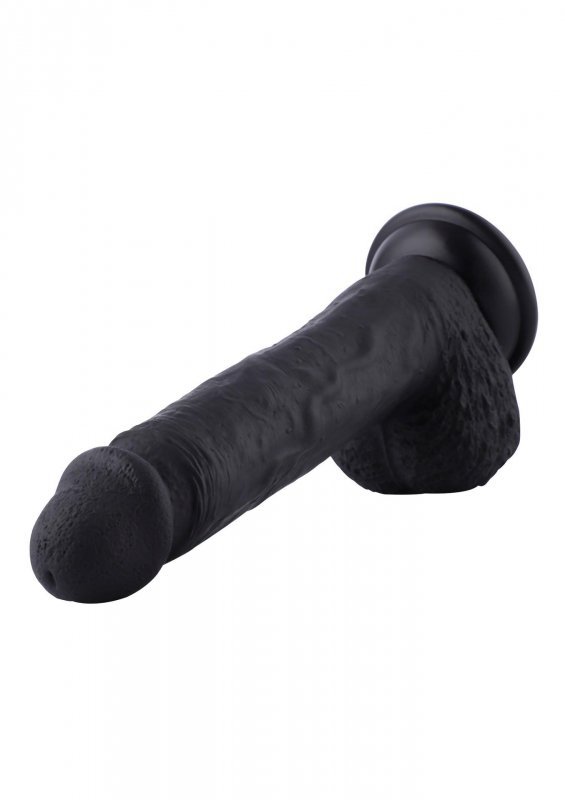 Penis do sex maszyny Hismith KlicLok Dildo 20 cm czarny