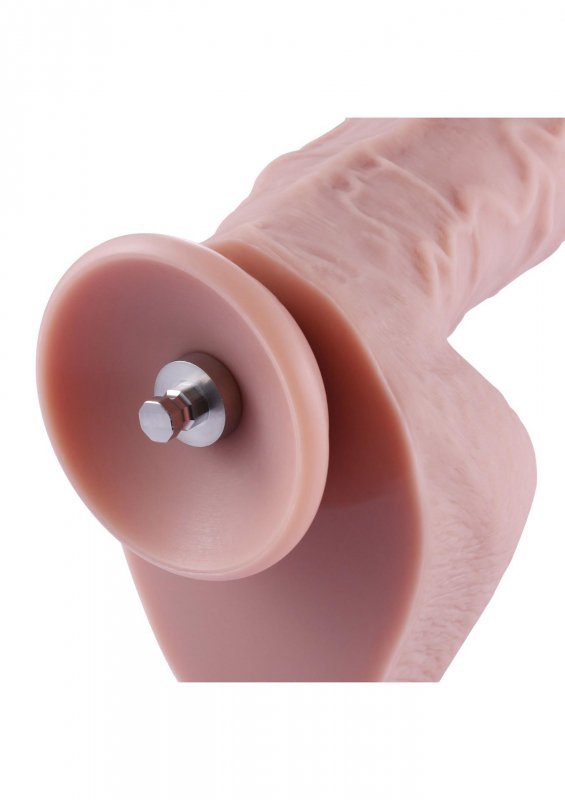 Penis do sex maszyny Hismith KlicLok Dildo 21 cm cielisty