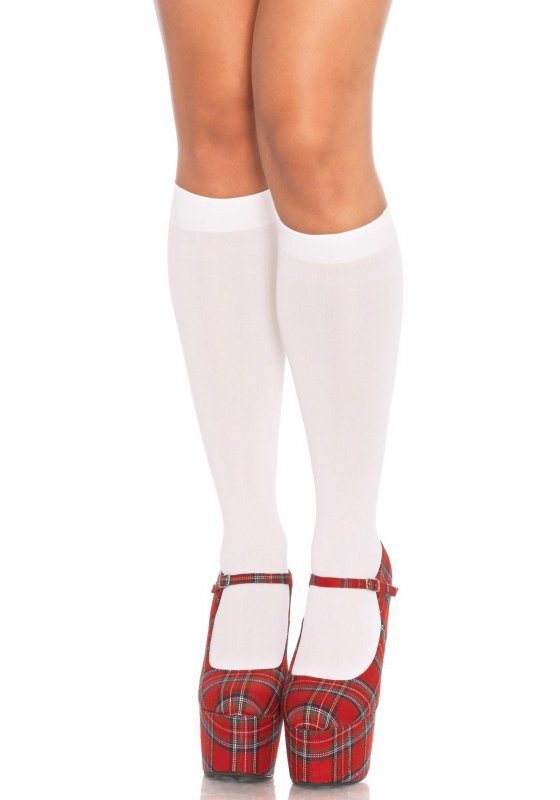 Podkolanówki Nylon Knee Highs dla uczennicy OS